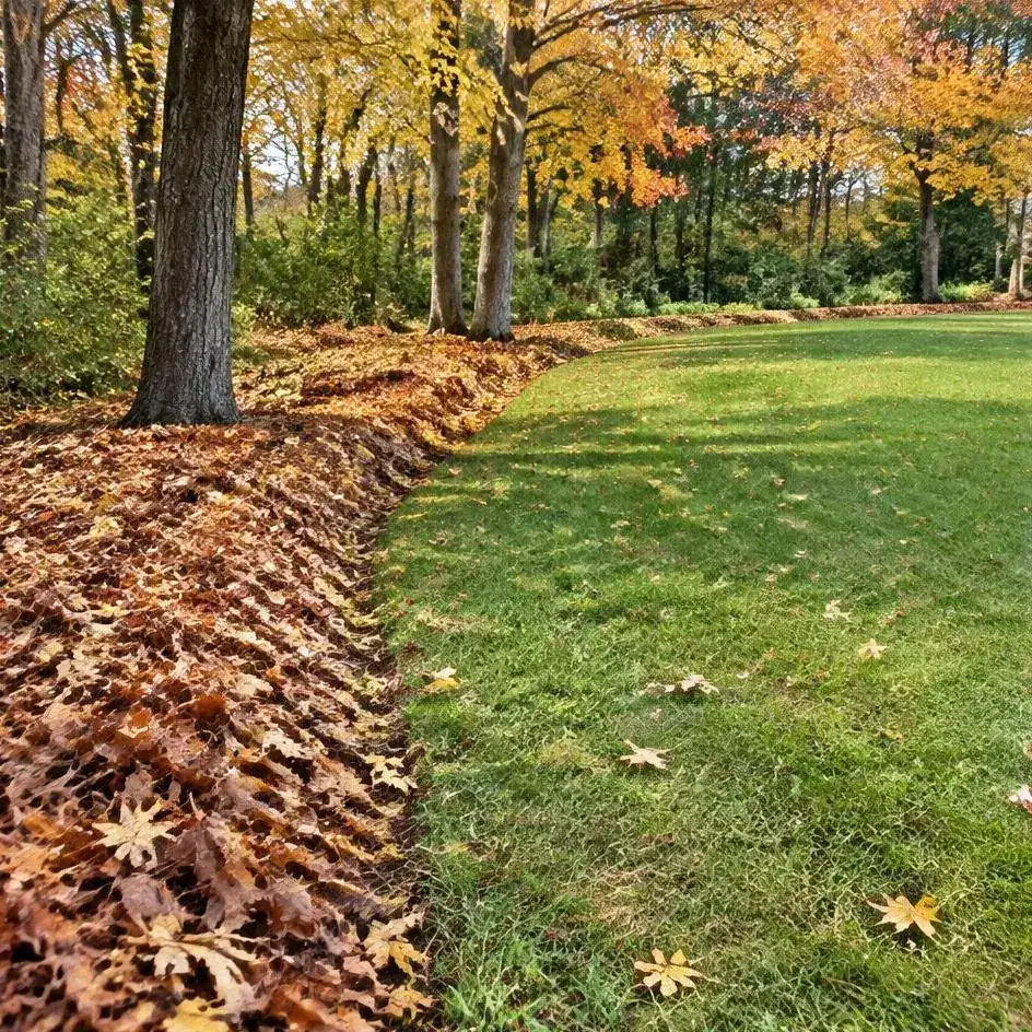 Leaf removal landscape ideas