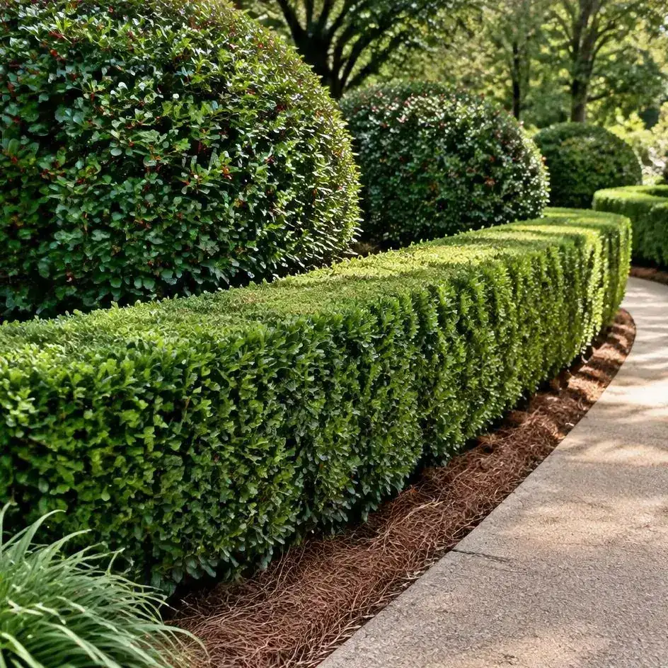 Hedge trimming landscape ideas